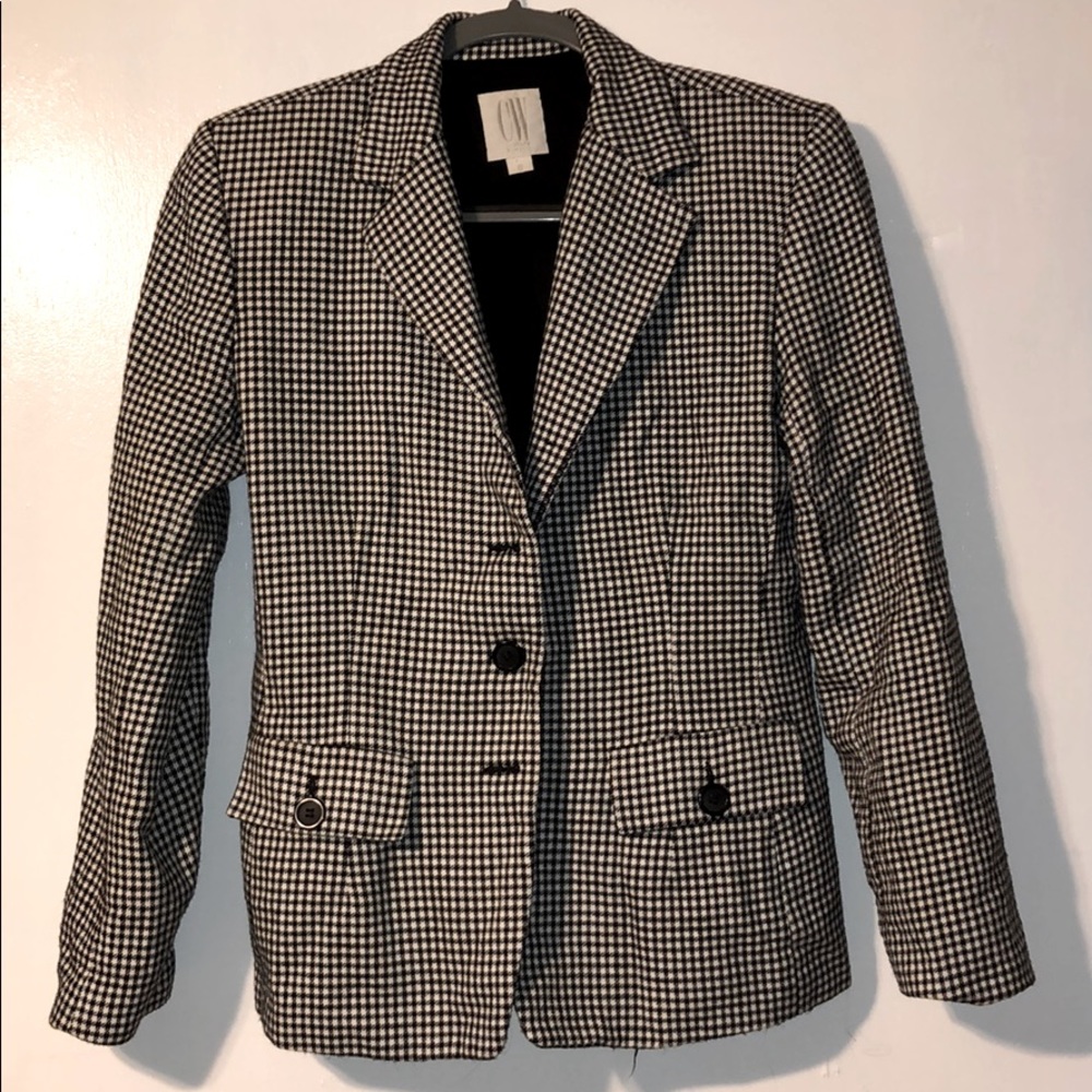 Checkered blazer